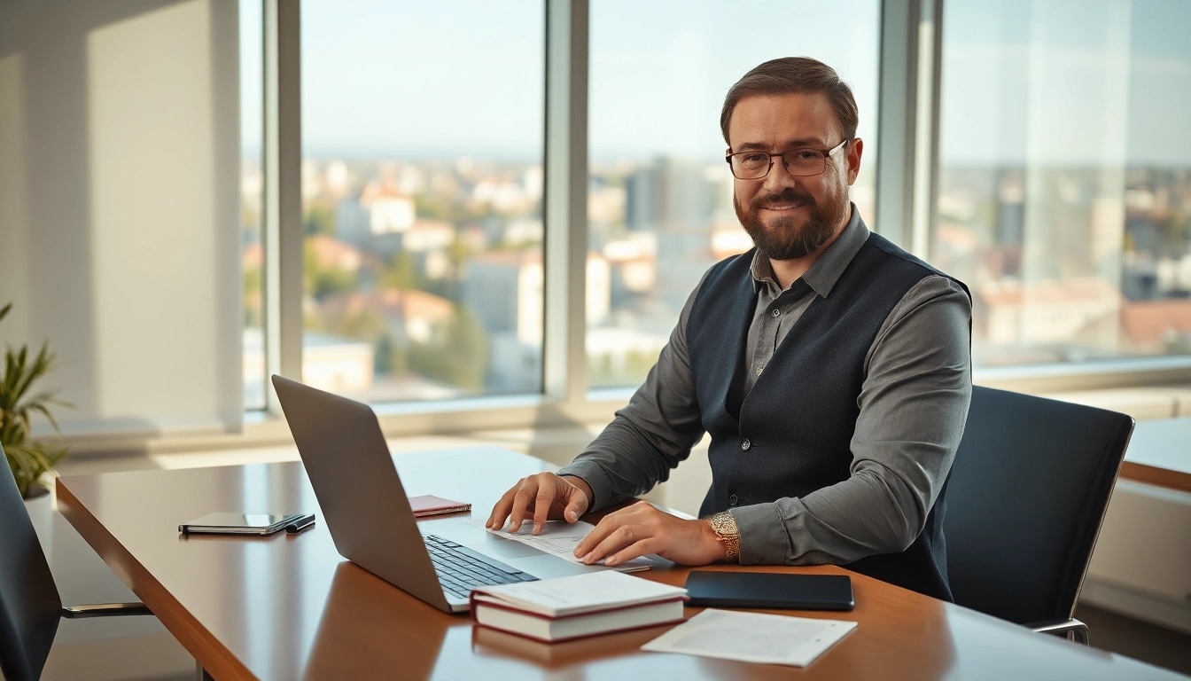 Headhunter Braunschweig berät durchblickend im modernen Büro.