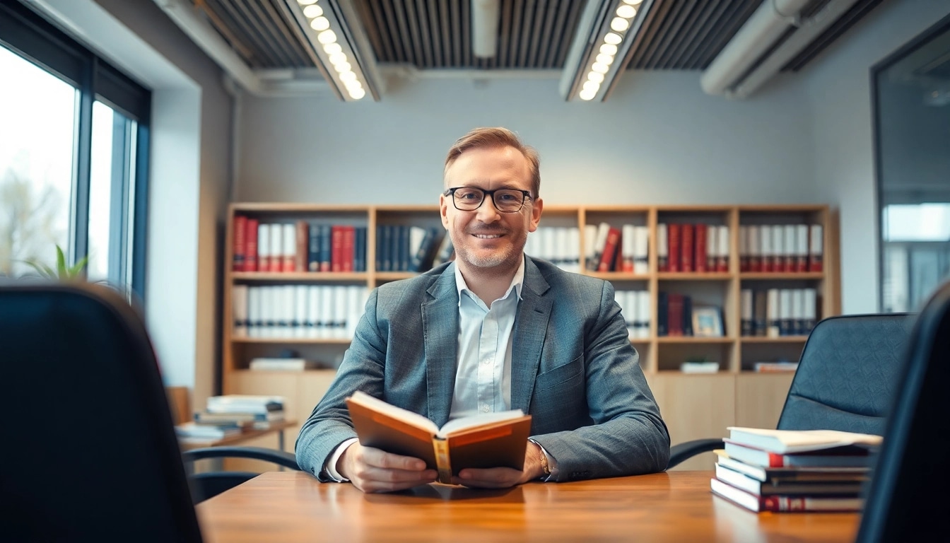 Rechtsanwalt Patrick Baumfalk in seiner Kanzlei in Köln, spezialisiert auf Arbeitsrecht, Strafrecht und IT-Recht