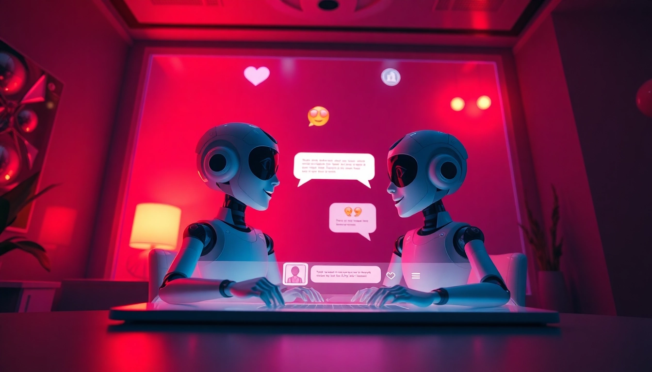 Engaging AI porn chat showcasing intimate interaction between virtual avatars.