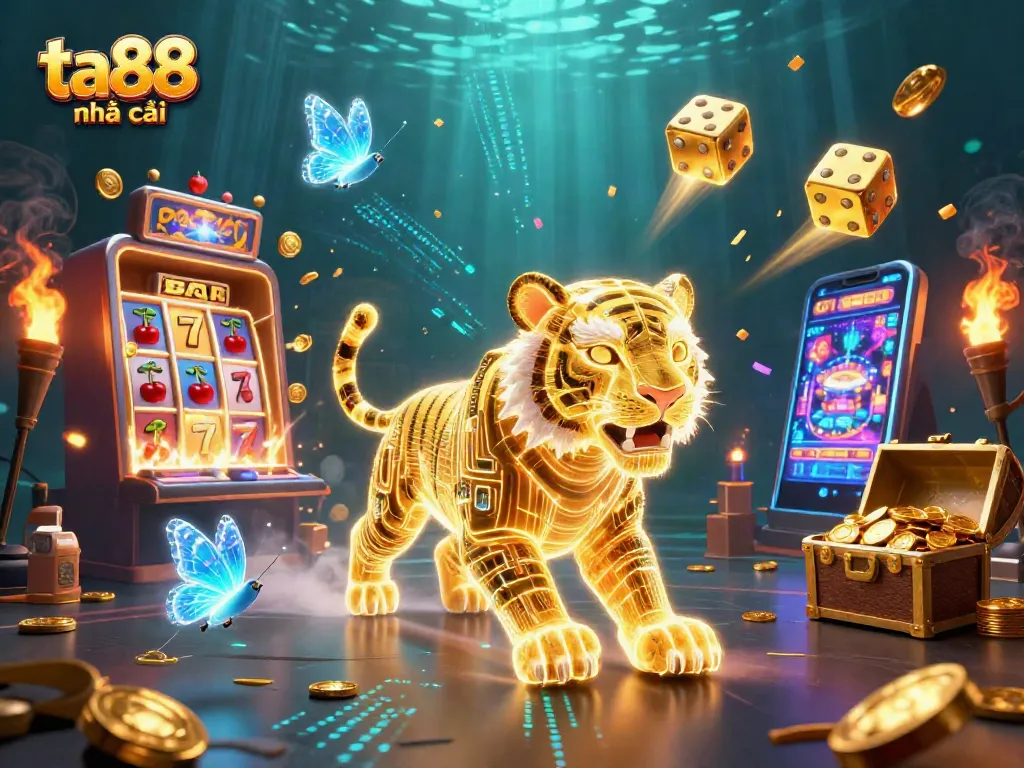 Engage with ta88 nhà cái in a vibrant 3D digital casino explosion.