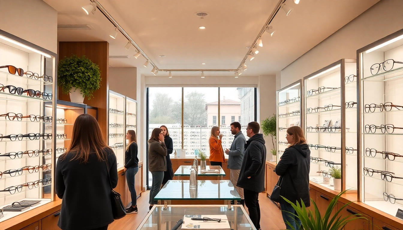 Experience expert guidance at Nürnberg Optiker with personalized eyewear consultations in a stylish setting.