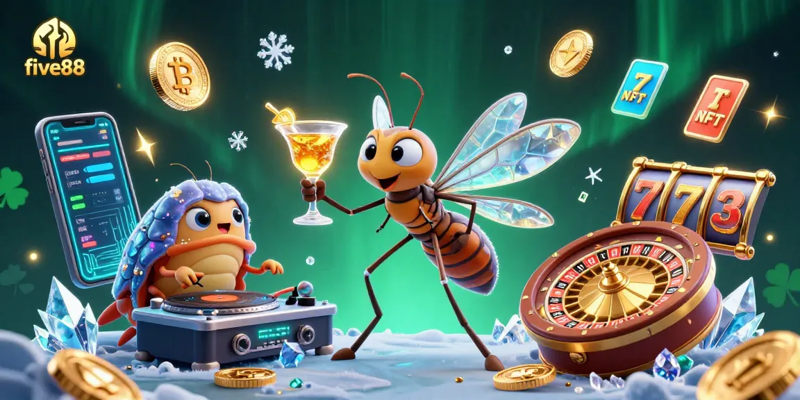 Engage with five88's colorful casino experience featuring animated characters and vibrant game elements.