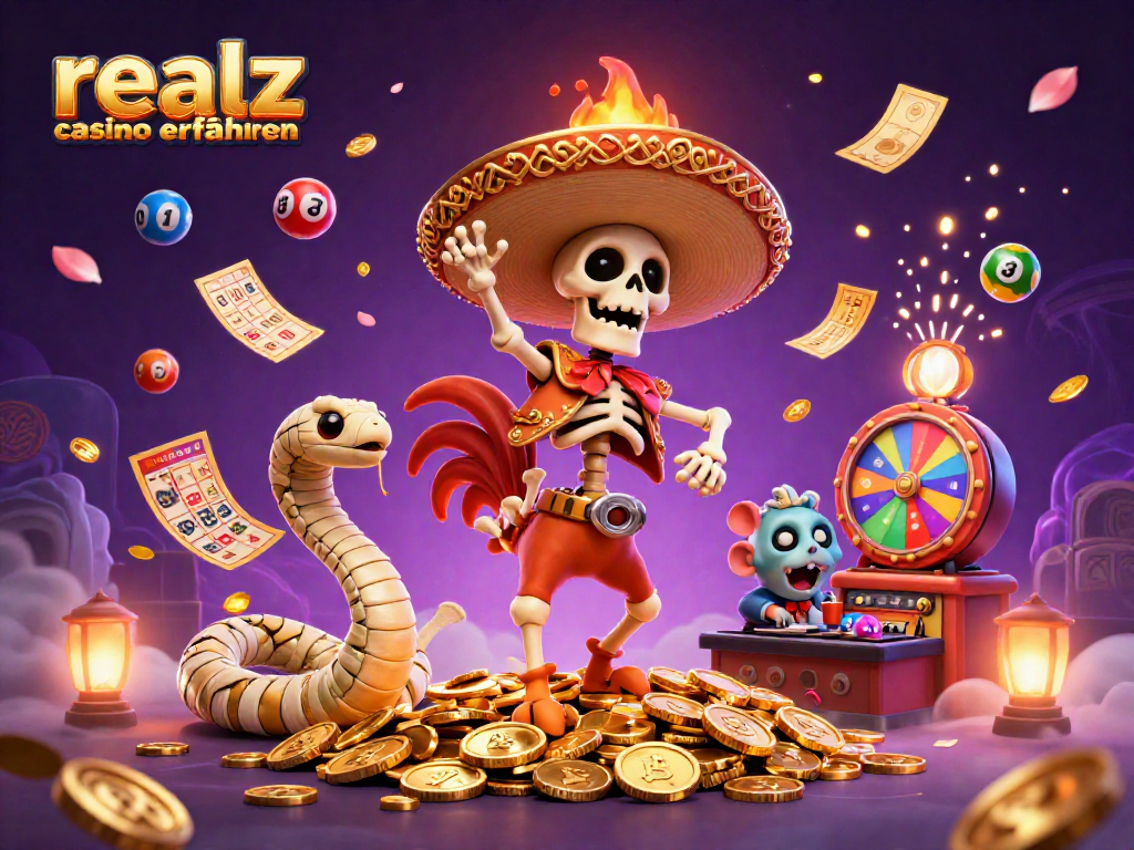 Erlebe die realz casino erfahrungen mit einem dynamischen Szenenbild von spielerischer Freude und Begeisterung.