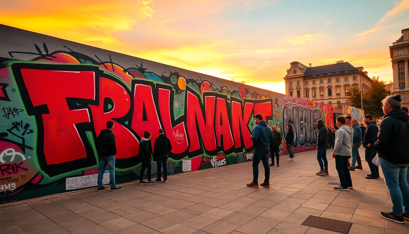 Erlebe das aufregende Graffiti Frankfurt mit lebendigen Wandmalereien und kreativen Künstlern in einer dynamischen urbanen Umgebung.