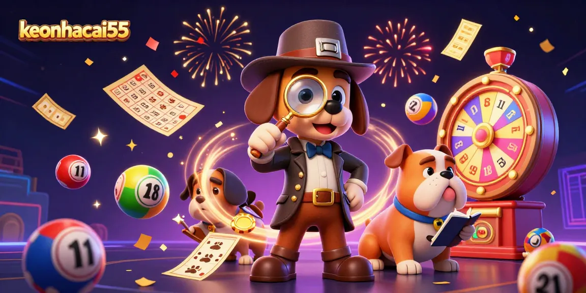 Join the thrill of keonhacai55 as the detective duo uncovers poker chip secrets amidst vibrant lottery action.