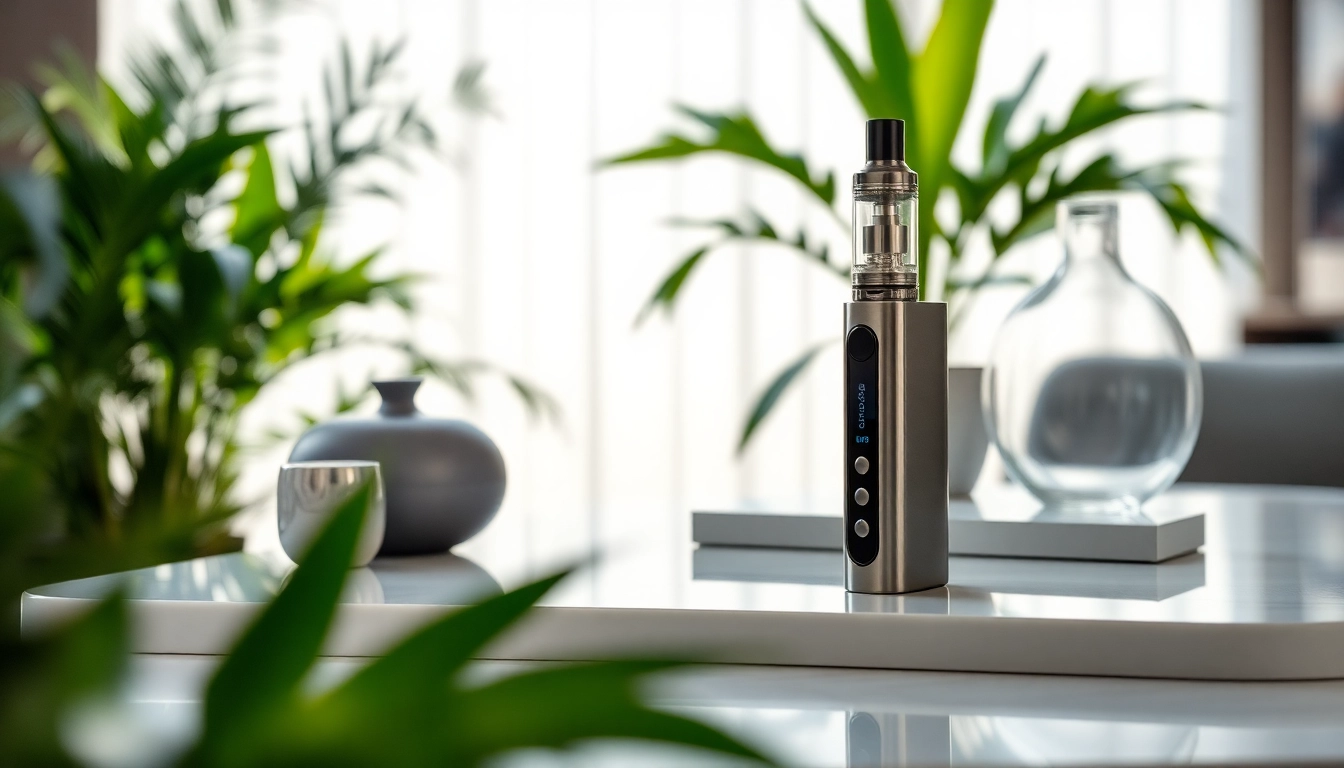 Erleben Sie den hqd vape in einem modernen, eleganten Setting mit frischen Akzenten.