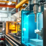 Bild eines Spritzguss Prototypenwerkzeugs im Einsatz während des Formenbaus