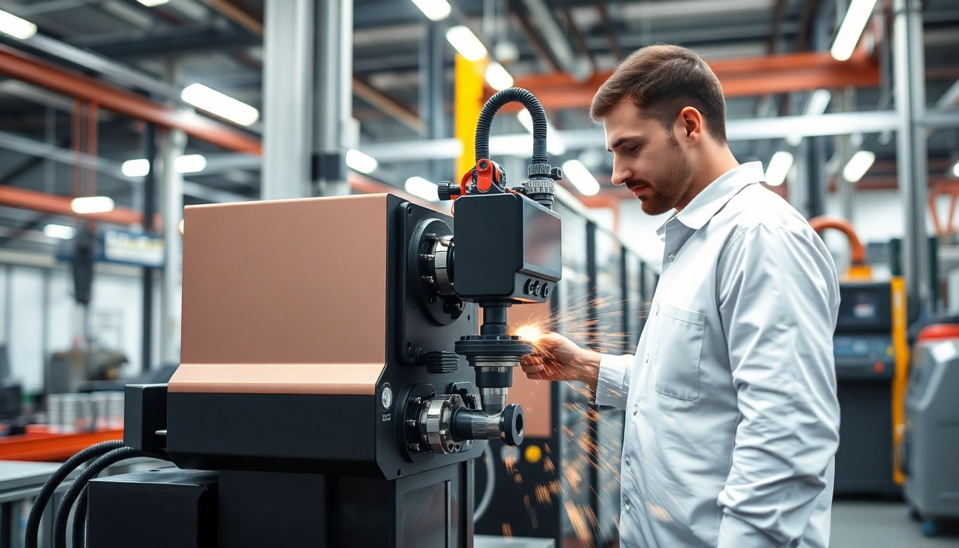 Detailansicht eines Spritzgusswerkzeugs in der Kunststoffverarbeitung