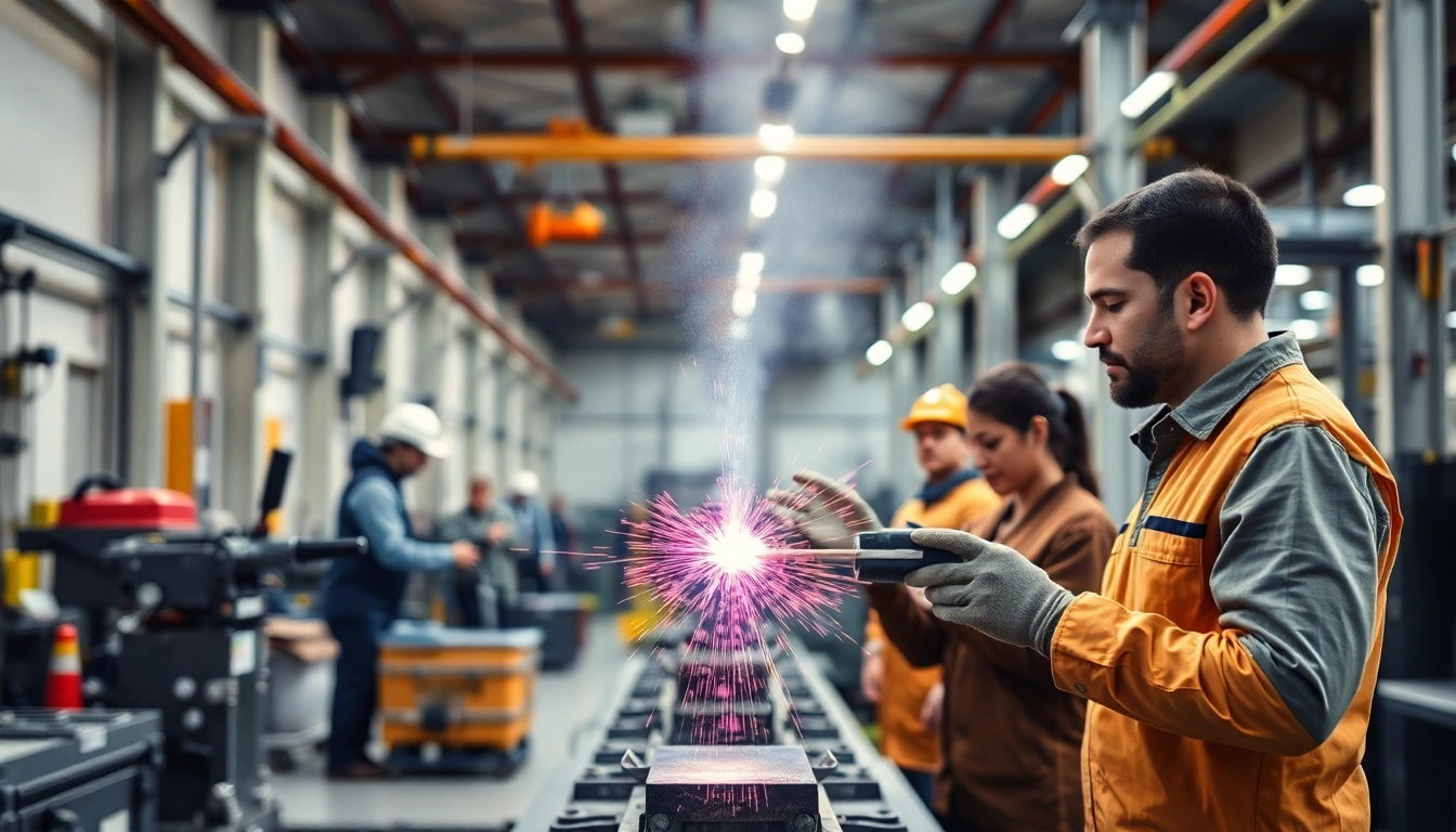 Detailaufnahme eines hochwertigen Spritzgusswerkzeugs im Einsatz für effiziente Kunststoffverarbeitung