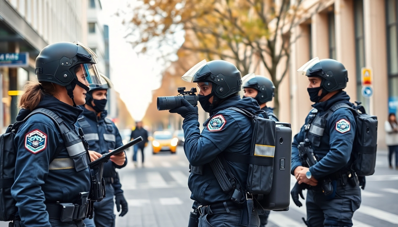 Illustration einer Lauschabwehrmaßnahme in Berlin, die moderne Sicherheitstechnik zeigt