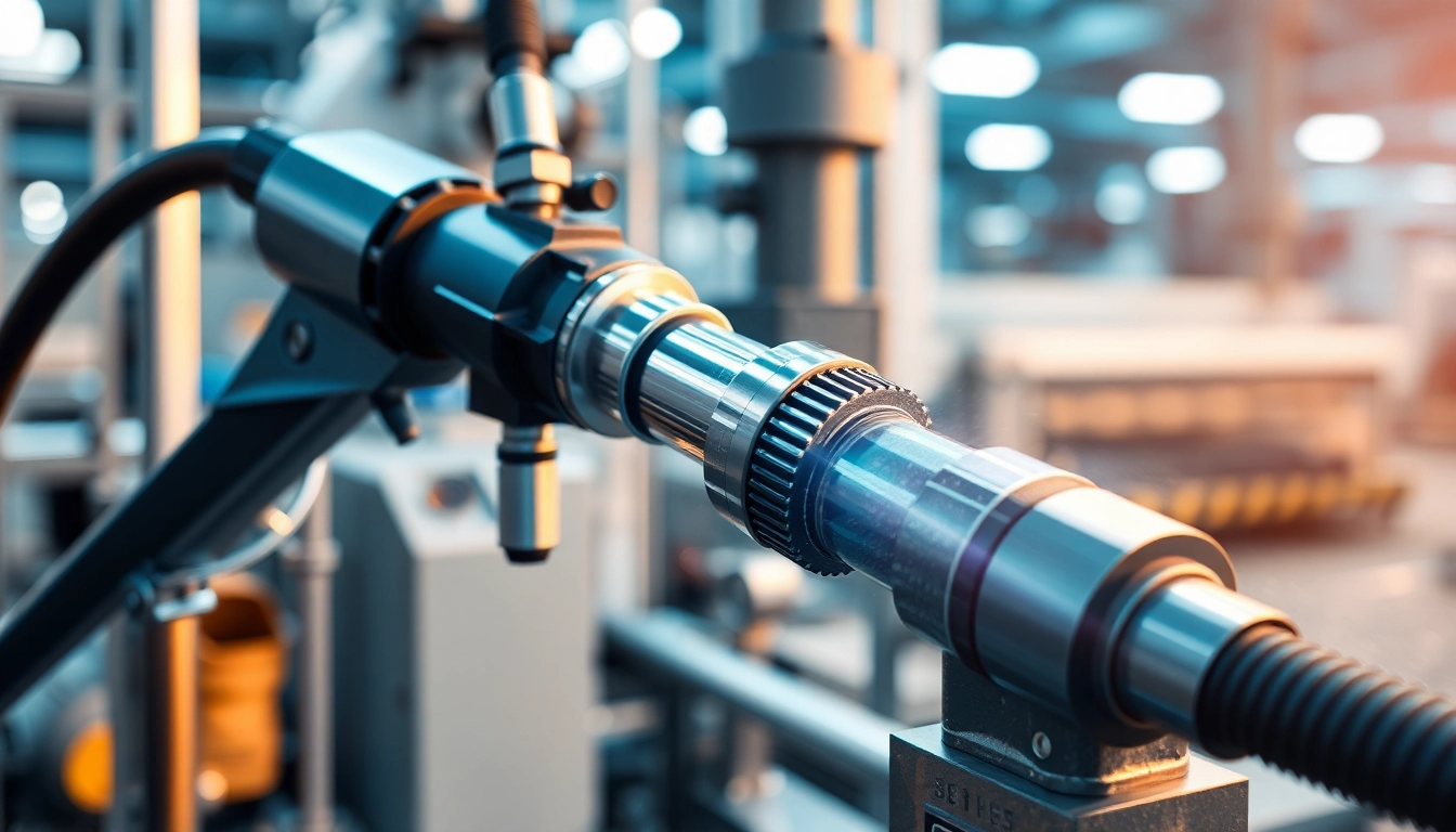 Spritzgusswerkzeug in einer modernen Fertigungsumgebung, das den Prozess des Formenbaus zeigt