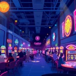 Experience thrilling games at casinos ohne lizenz with vibrant lighting and engaged players.