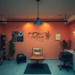 Professionelle Tätowierung in einem eleganten Tattoo Studio München mit freundlichem Personal und kreativer Atmosphäre.