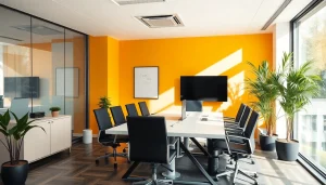 Professionelle Unternehmensberatung Berlin in modernen Büroräumen mit engagierten Beratern.