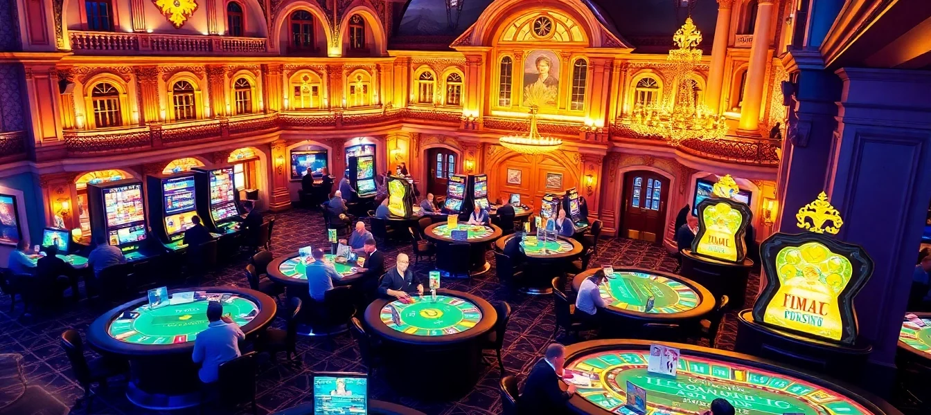 Experience exciting gaming at an online casino Schweiz with diverse game options and vibrant ambiance.