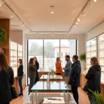 Experience expert guidance at Nürnberg Optiker with personalized eyewear consultations in a stylish setting.