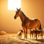 Hanfeinstreu ideal für Pferde und Kleintiere, präsentiert in einem einladenden Stallumfeld.