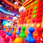 Experience the thrill of Plinko casino as colorful balls bounce down a vibrant board in an exciting online gaming atmosphere.