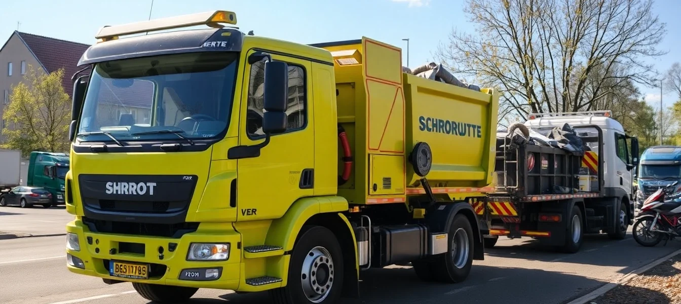 Schrottabholung Oberhausen – Fachgerechte Entsorgung von Altmetall und Elektroschrott.