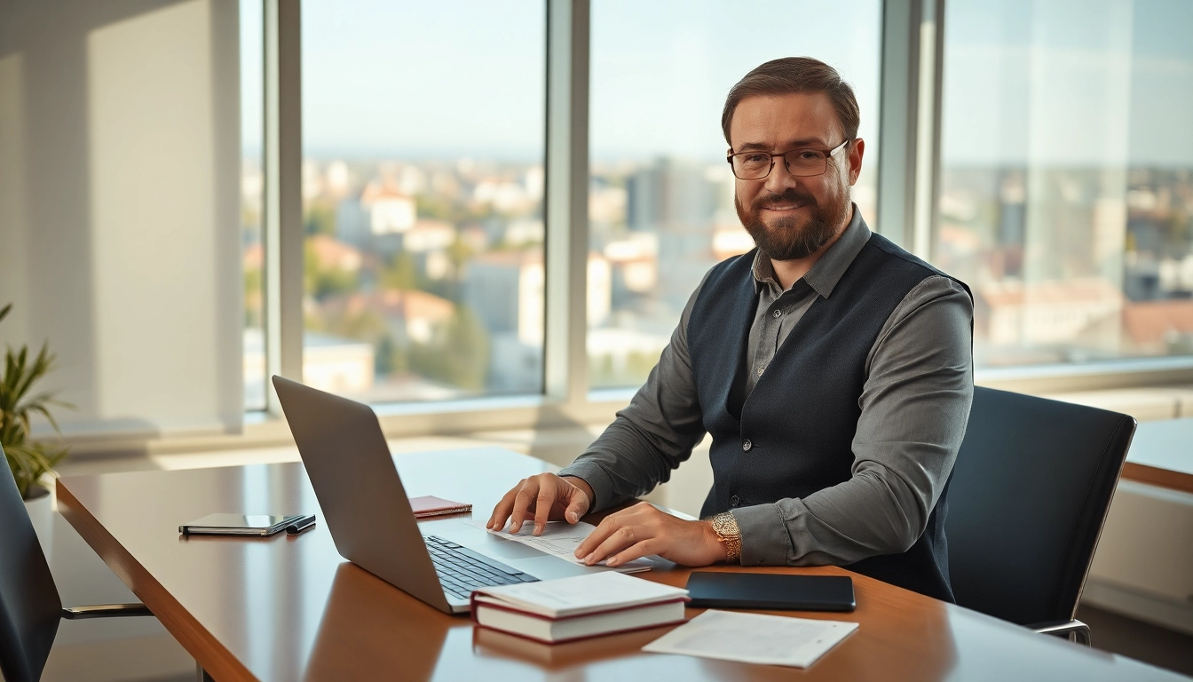 Headhunter Braunschweig berät durchblickend im modernen Büro.