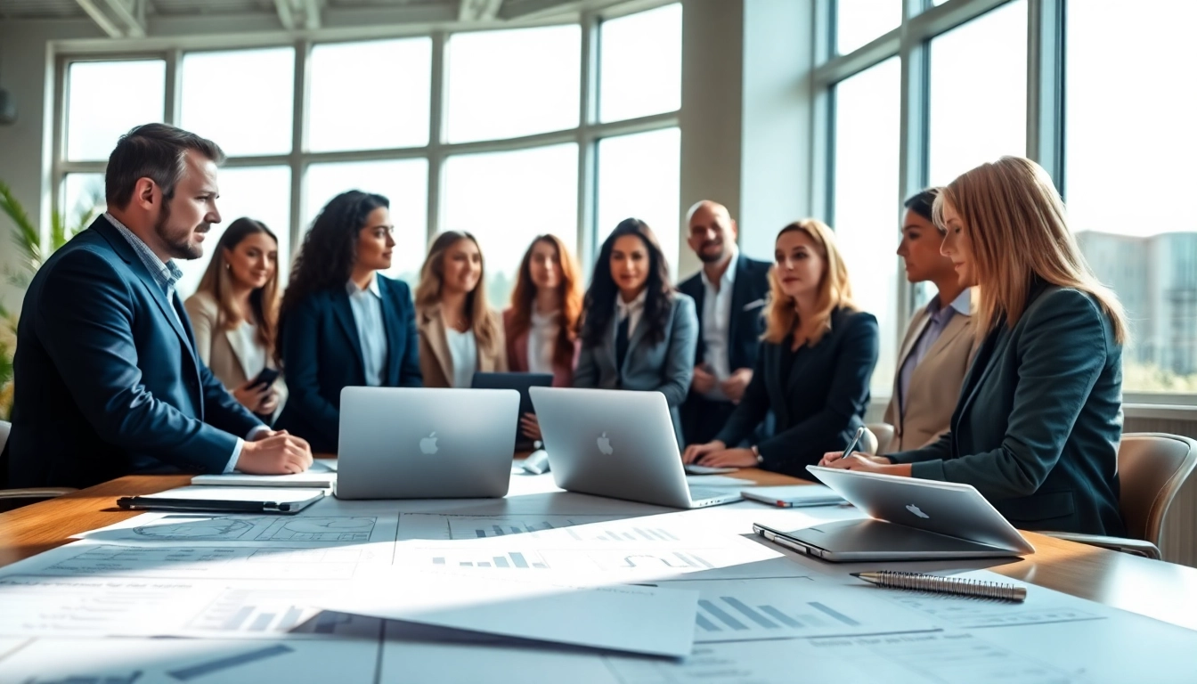 Headhunter Saarbrücken strategizing in a professional meeting environment.