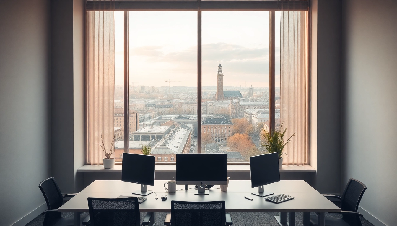 Headhunter Rostock präsentiert ein modernes Büro-Setup, ideal für effizientes Recruiting.