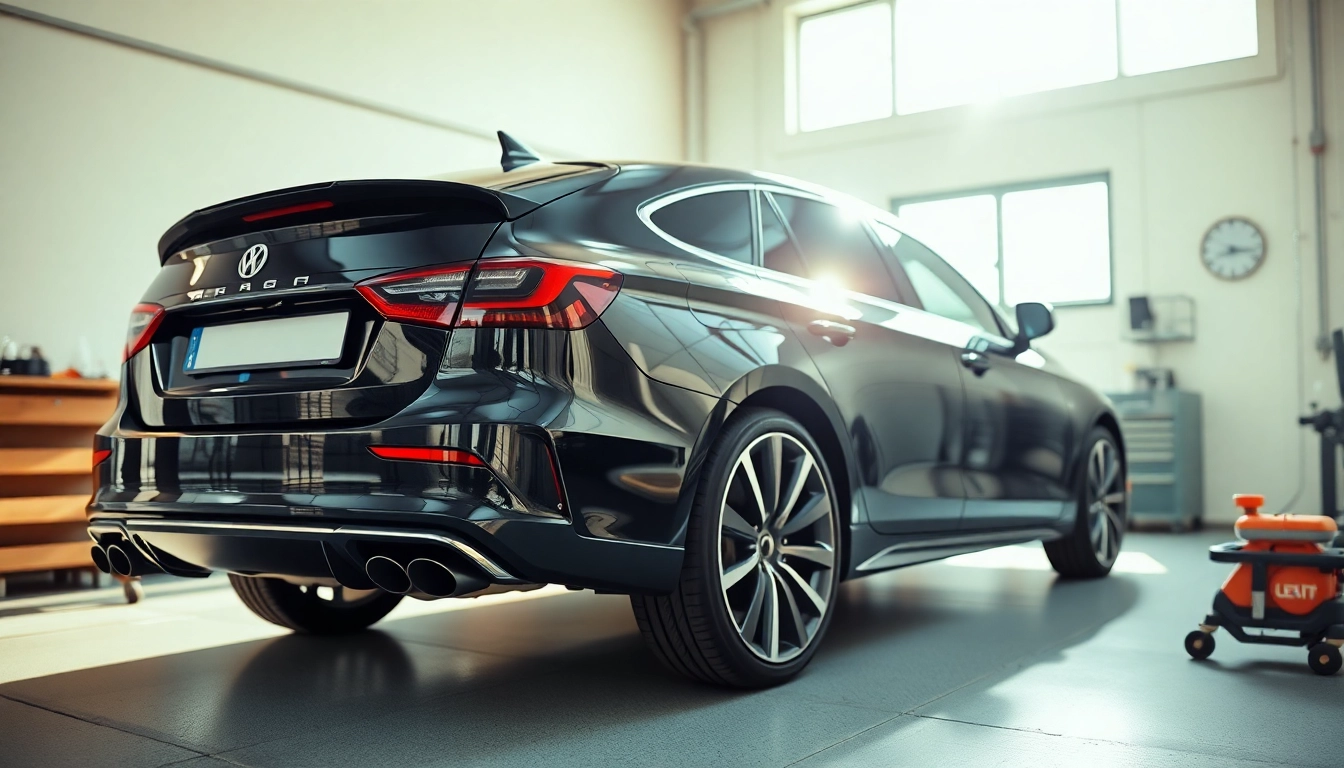 Erleben Sie die glänzende Keramikversiegelung München auf diesem Fahrzeug, das perfekten Schutz und extreme Farbintensität bietet.