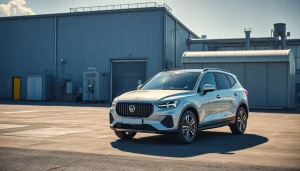 Autoverschrottung: Fachgerechte Behandlung eines abgemeldeten Fahrzeugs in einer modernen Verwertungsanlage.