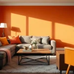 Inspiriert von Raumgestaltung, ein elegant eingerichteter Wohnraum mit stilvollen Möbeln.