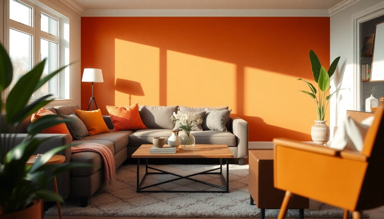 Inspiriert von Raumgestaltung, ein elegant eingerichteter Wohnraum mit stilvollen Möbeln.