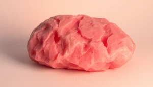 Rosenquarz funkelt in sanften Rosa-Tönen und zeigt seine zauberhaften Einschlüsse und die einzigartige Textur.