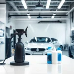 Professionelles Autopflege Shop mit hochwertigen Produkten und einer einladenden Atmosphäre.