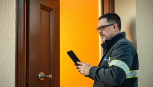 Schlüsseldienst Bruchsal öffnet beschädigungsfrei eine verschlossene Tür schnell und professionell.