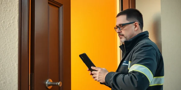 Schlüsseldienst Bruchsal öffnet beschädigungsfrei eine verschlossene Tür schnell und professionell.