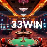 Experience the excitement of the casino with the vibrant energy of 33WIN gaming activities.