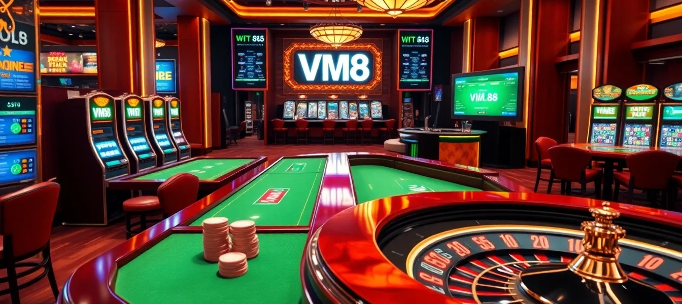 Experience the thrill of VM88 online gambling with vibrant tables and exciting games.