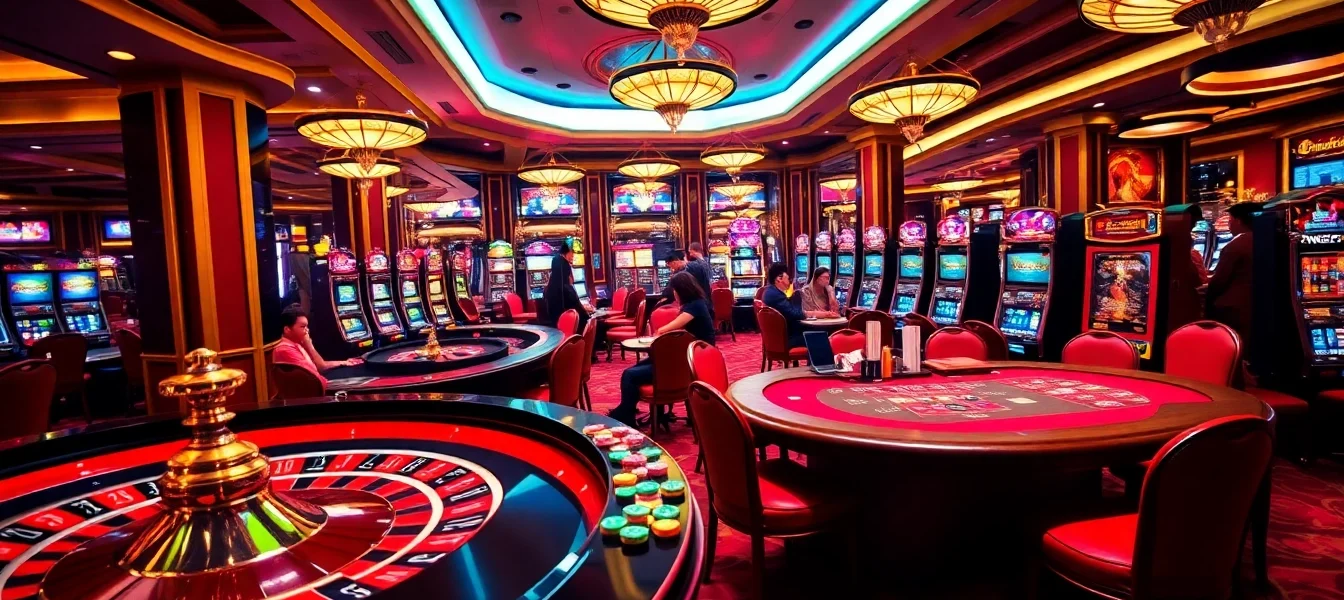 Experience thrilling casino action at https://s8s8.org/ with vibrant gaming tables and excited players.