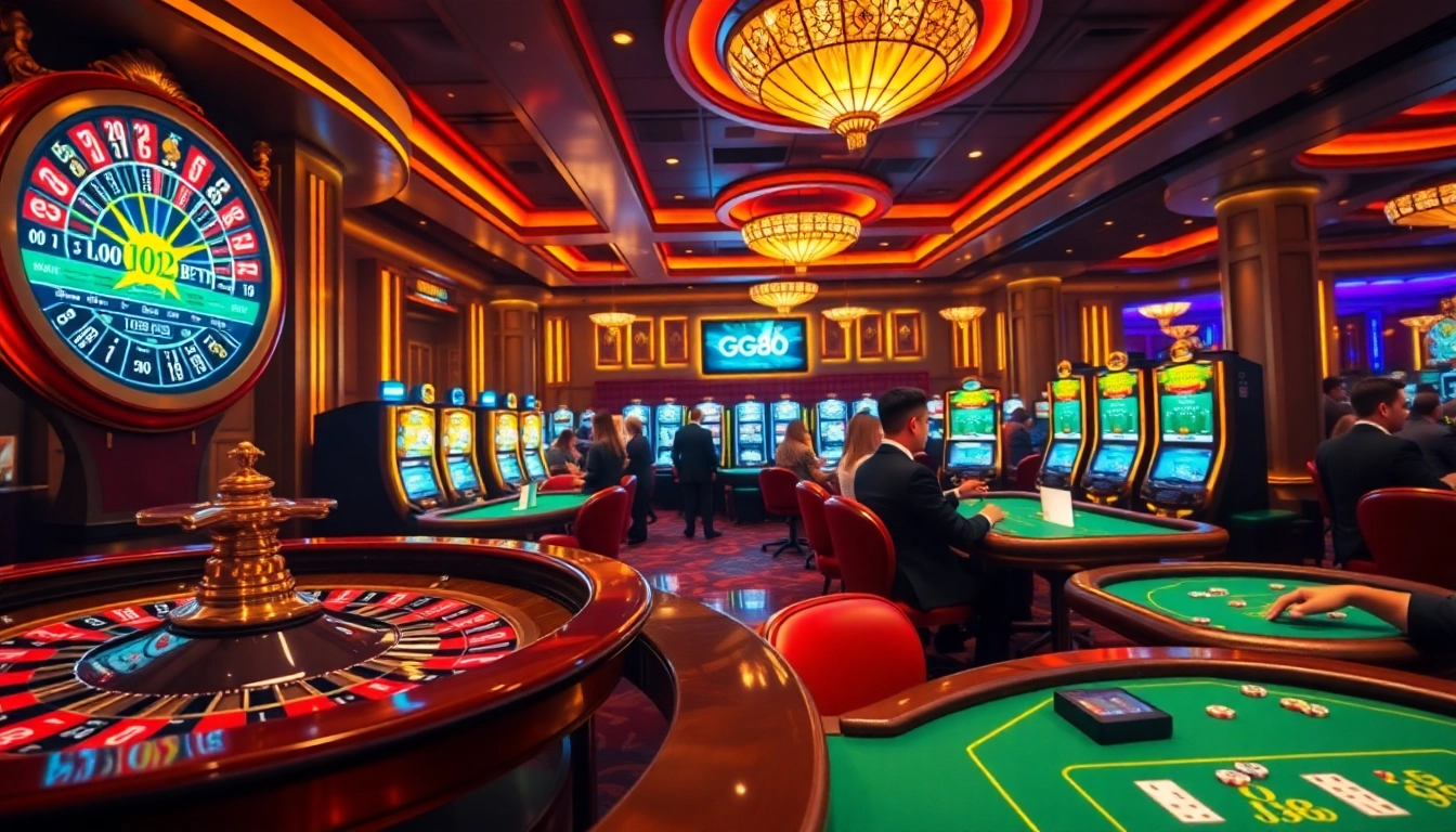 Experience excitement at GG88 with vibrant slot machines and classic table games.