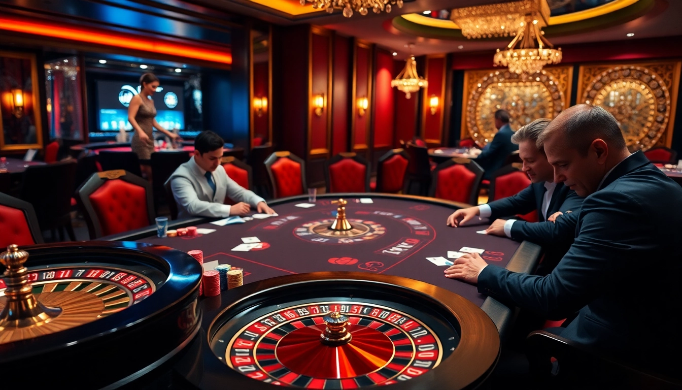 Experience the thrill of high-stakes poker at https://xx88cn.com/, showcasing a luxurious casino setting with intense gameplay.