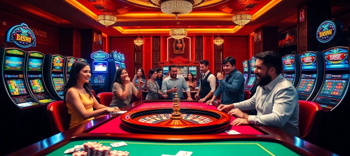 Experience the vibrant atmosphere of https://bong99.pro/ with players enjoying thrilling casino games.