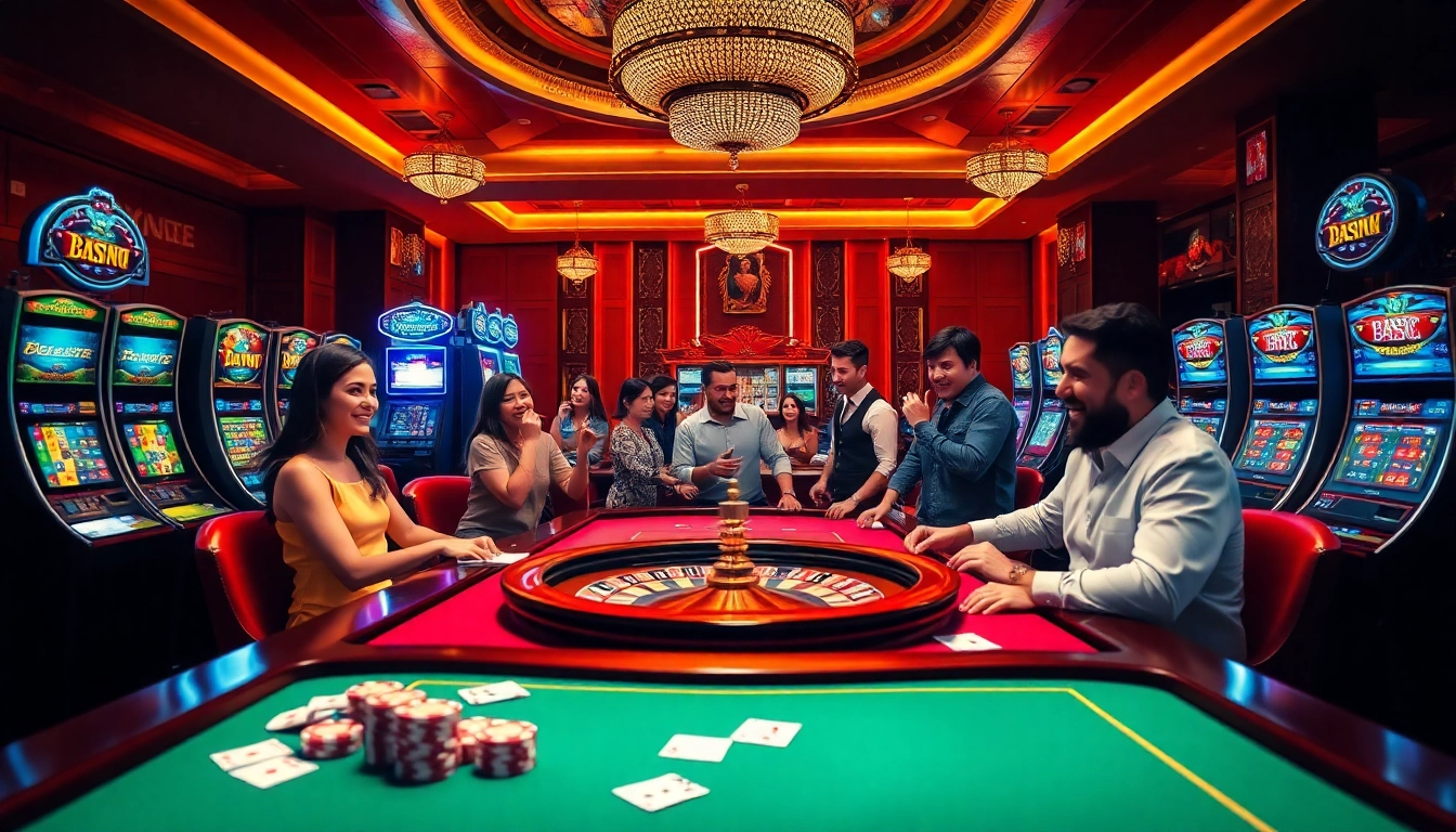 Experience the vibrant atmosphere of https://bong99.pro/ with players enjoying thrilling casino games.