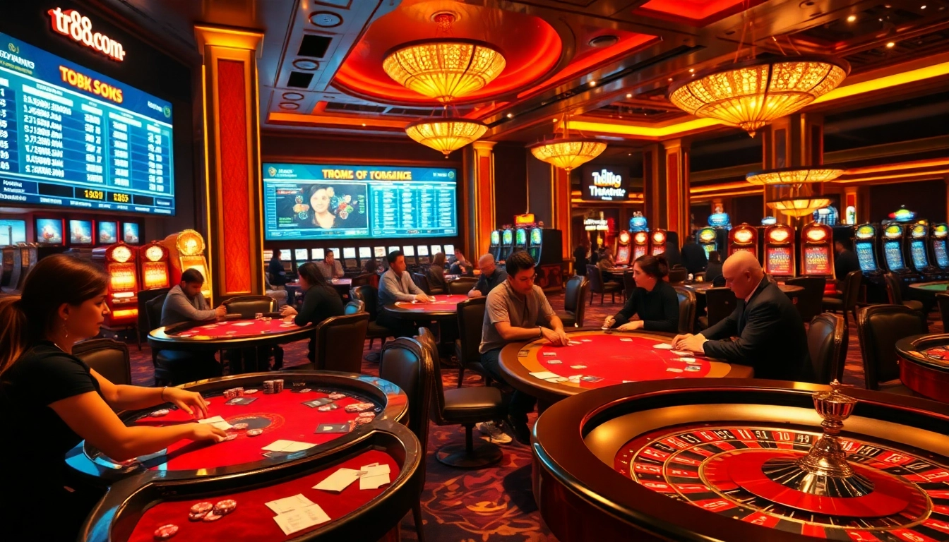 Experience the thrill of winning at tr88.com with vibrant casino games and professional tables.