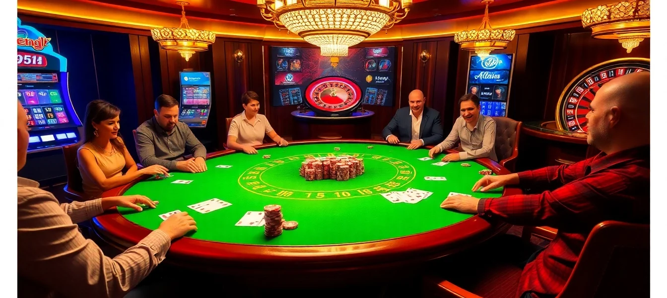 Engage in thrilling poker action at rr88.se.net with vibrant colors and luxurious atmosphere.