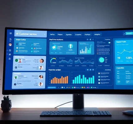 美洽创新型客户服务平台,展示 AI 互动与分析