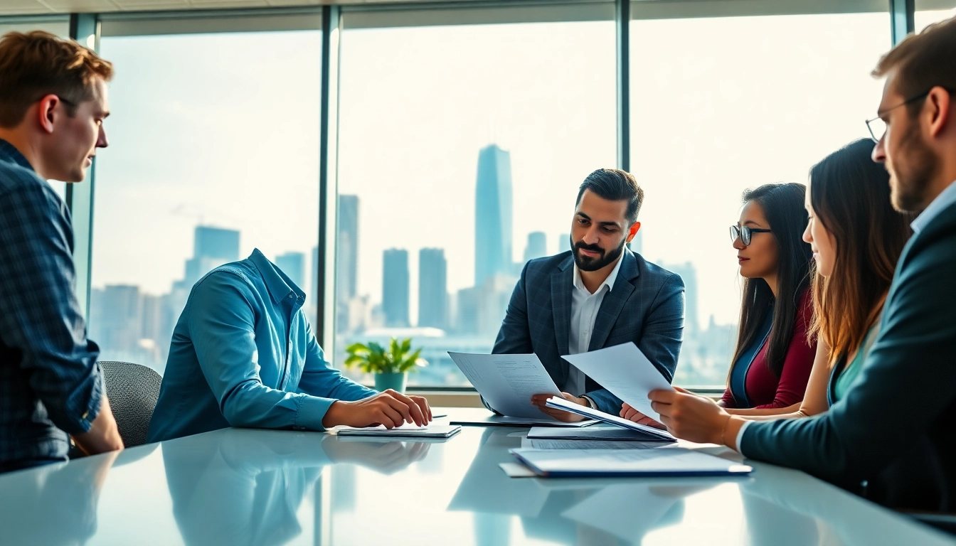 Headhunter IT interview session showcasing professional interaction.