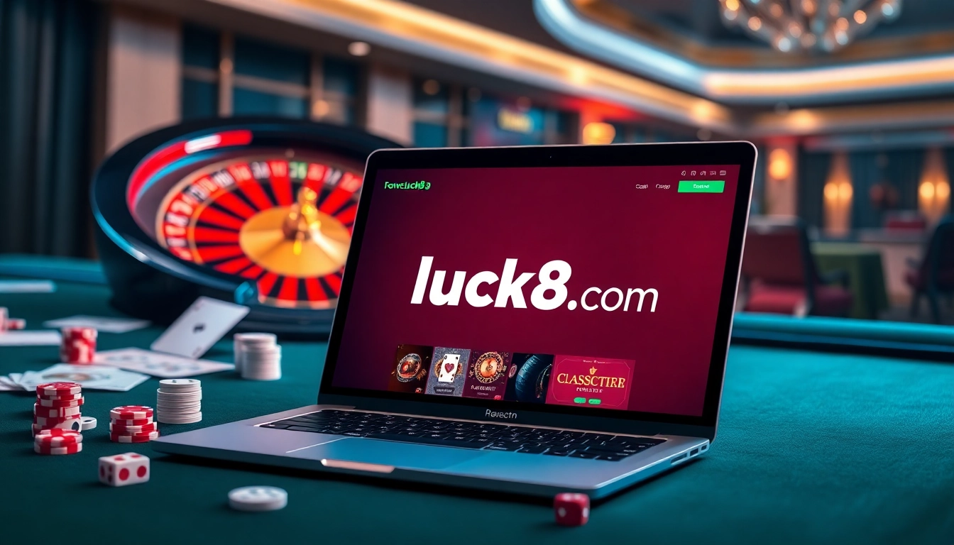 Hãy đắm chìm trong niềm hứng khởi của cá cược tại https://luck8.com cùng với những hình ảnh sòng bạc tuyệt đẹp của chúng tôi.