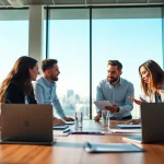 Effektive Personalbesetzung durch ein engagiertes Team bei der Zusammenarbeit.