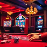 Experience thrilling gameplay at link 88i with vibrant casino tables and engaging slot machines.