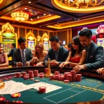 Experience the thrill of RR 88 with vibrant casino tables, luxurious betting slips, and engaged gamblers.